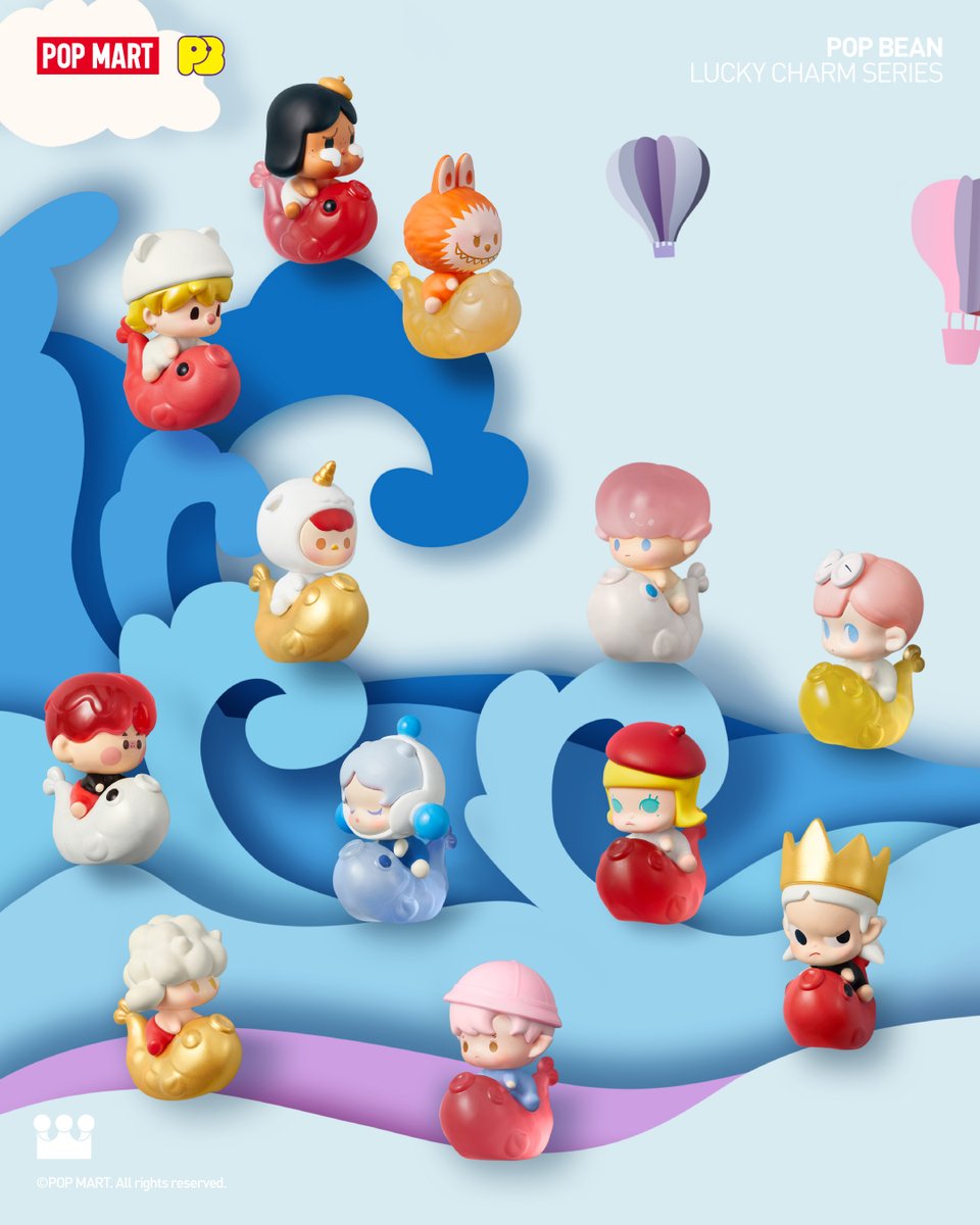 POPMARTGlobal's tweet photo. Choose your POP BEAN lucky charm and have good fortune for the rest of 2024! 💫

POP BEAN Lucky Charm Series
Release date: 2024/8/16 https://t.co/79Pmz3XHXX