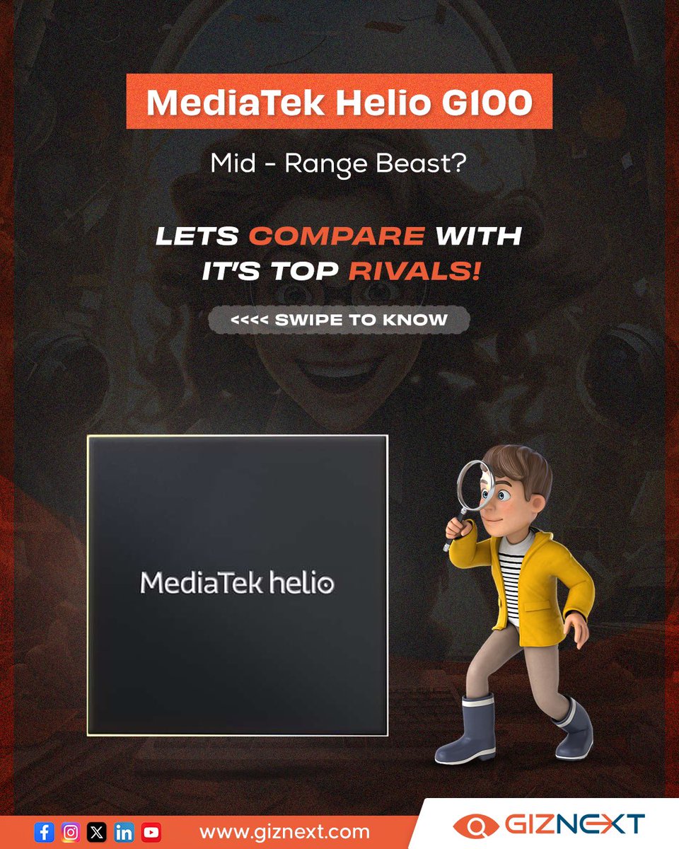 GizNext's tweet image. 4 MediaTek Dimensity Chipsets, 1 Winner: Which processor delivers the best performance? 🏆 
Let us know in the comment section. 👇🏻
.
.
.
#mediatekdimensity #processor #chipset #comparison #giznext