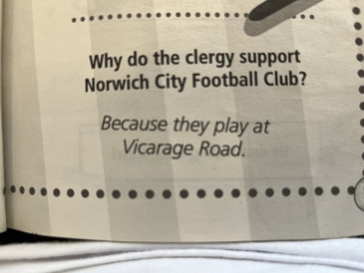 In the library with my son and found this football joke book and I’m in absolute awe at all of it. Unreal start with zero fact checking