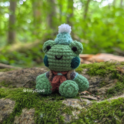 🎉𝐆𝐢𝐯𝐞𝐚𝐰𝐚𝐲!🎉

🐸🧶We teamed up with crafty creator 
<a href="/TinyClove/">Bee 🧶</a> who made a one of a kind Valley Peaks frog w/ a detachable backpack for all their climbing adventures!

You've got from now until August 13th 2024, 11:59 PM PT to enter

Details 🐸👇
gleam.io/Zn1dd/valley-p…