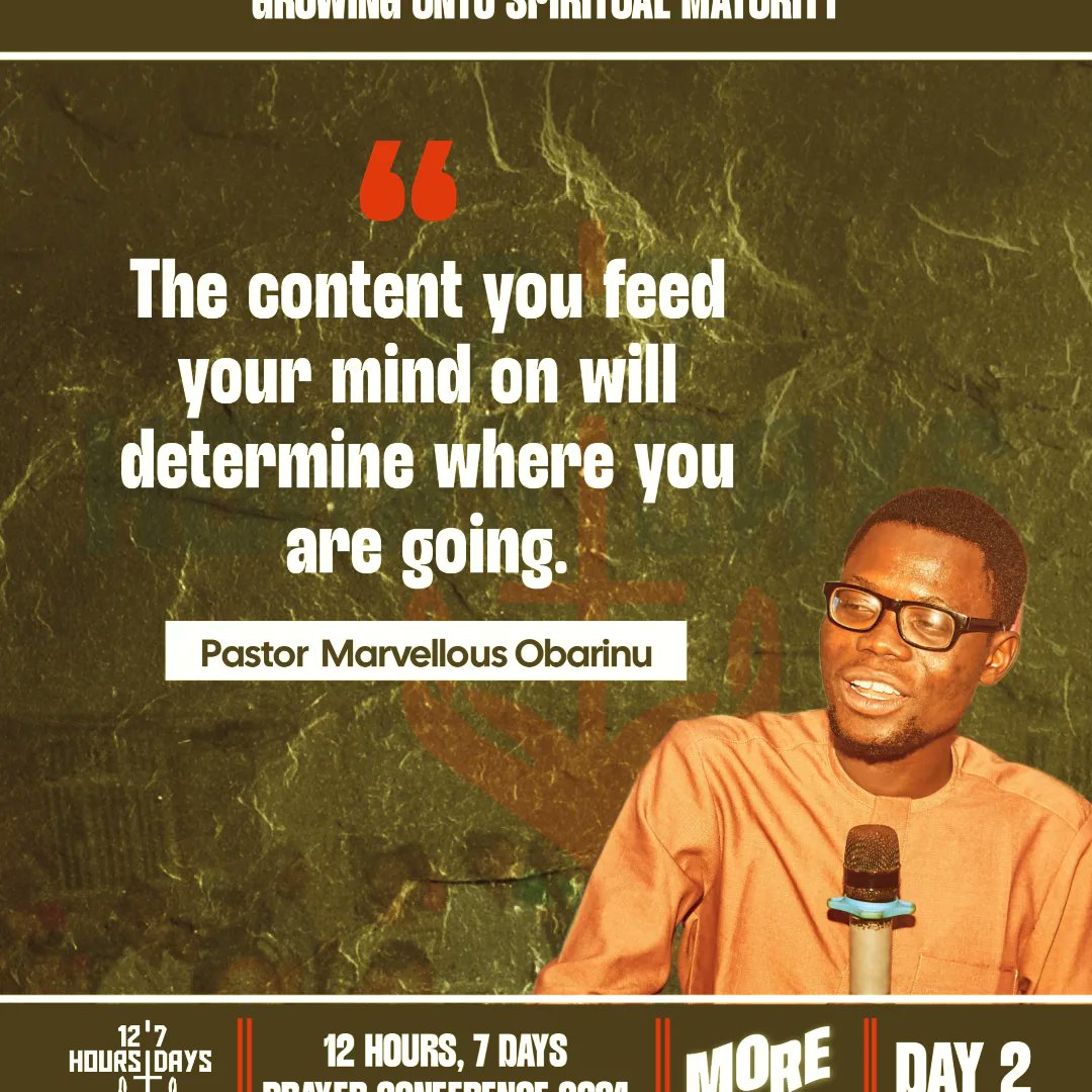 12hours7days's tweet photo. Day 2 was a discussion on the topics of purpose, joy and the supernatural.
Here are the excerpts for Day 2.
#more
#prayers
#oauprays
#augustforprayers
#12hoursprayercharge
#12hours7daysprayerconference
#obafemiawolowouniversity
#lighttheworldmission https://t.co/ZYXgrFe4cM