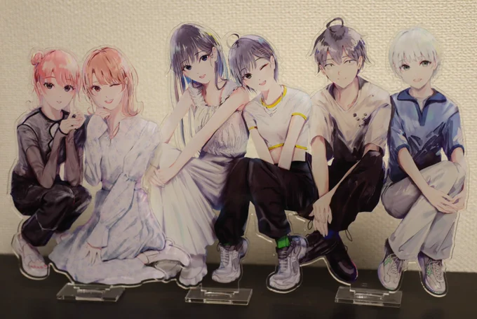 【C104 グッズ紹介】ペアアクリルスタンドゆい&いろはす、雪乃&小町、八幡&戸塚高さ約19cmの大きめなアクリルスタンドフィギュアです! 