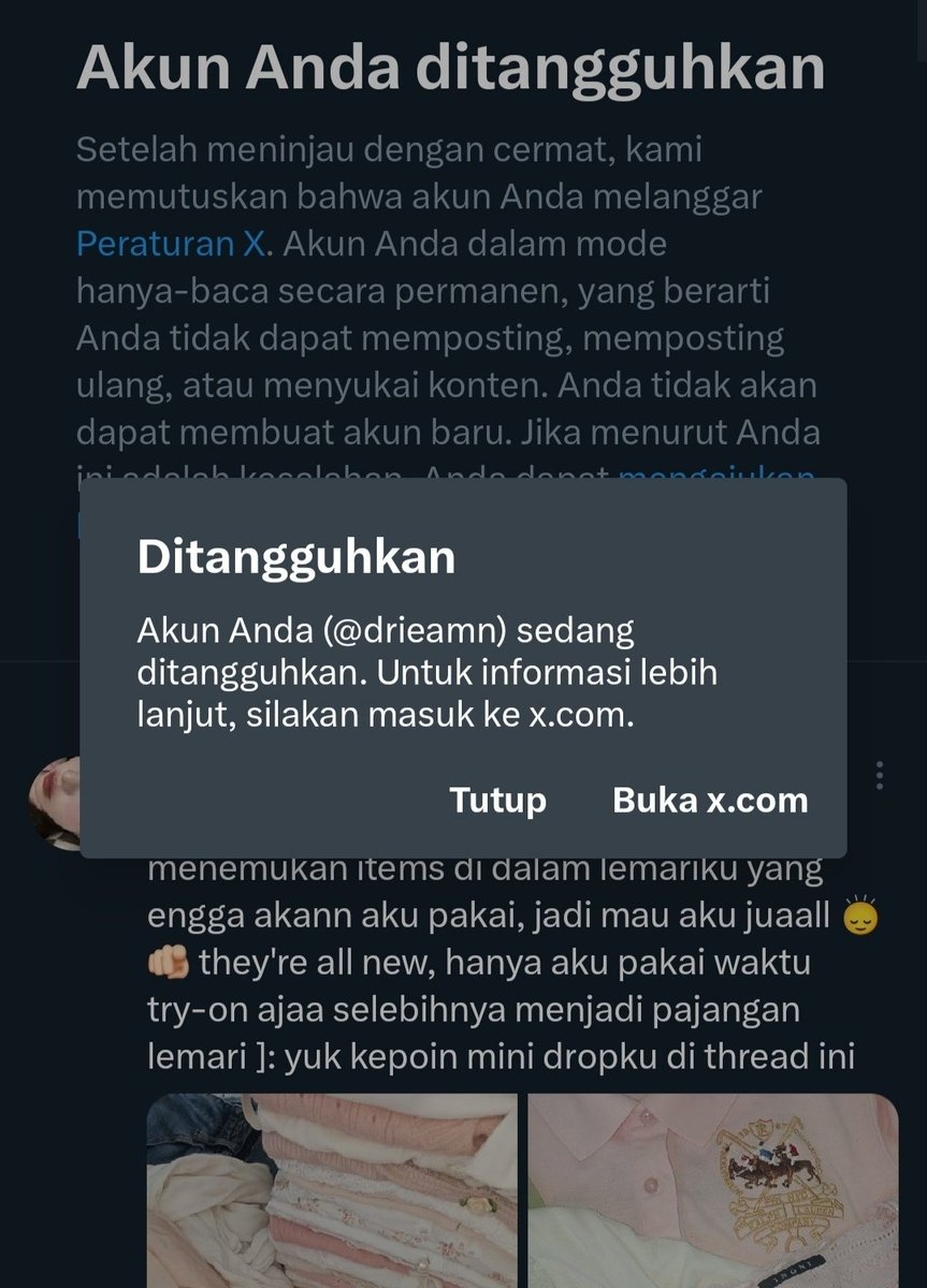 BA HELP RT

hi! karna akun @ drieamn ke 🍣 ceye pindah kesini yaa guys🥹 buat cust yang sekiranya ada garansian/kendala bisa dm kesini aja yaa! sama aku mau nyari mutual lama dan mutual baru👉🏻👈🏻 makasih🤍
 #zonauang