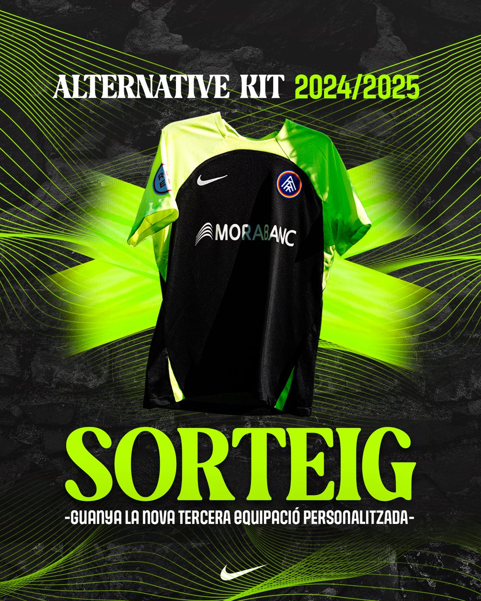 FC Andorra (@fcandorra) on Twitter photo 🚨‼️ 𝐒𝐎𝐑𝐓𝐄𝐈𝐆
🫣 Guanya la nova 3a equipació personalitzada
ℹ️ Per a participar:
- 𝚂𝚎𝚐𝚞𝚎𝚒𝚡 al <a href="/fcandorra/">FC Andorra</a>
- 𝙵𝚎𝚜 𝚁𝚃 𝚒 𝙼𝙶 a aquest post
- 𝙼𝚎𝚗𝚌𝚒𝚘𝚗𝚊 a un o més amics (extra)
🖥️ Condicions legals ➡️ statics-maker.llt-services.com/and/documents/…
#SomTricolors 🔵🟡🔴 🚨‼️ 𝐒𝐎𝐑𝐓𝐄𝐈𝐆
🫣 Guanya la nova 3a equipació personalitzada
ℹ️ Per a participar:
- 𝚂𝚎𝚐𝚞𝚎𝚒𝚡 al <a href="/fcandorra/">FC Andorra</a>
- 𝙵𝚎𝚜 𝚁𝚃 𝚒 𝙼𝙶 a aquest post
- 𝙼𝚎𝚗𝚌𝚒𝚘𝚗𝚊 a un o més amics (extra)
🖥️ Condicions legals ➡️ statics-maker.llt-services.com/and/documents/…
#SomTricolors 🔵🟡🔴