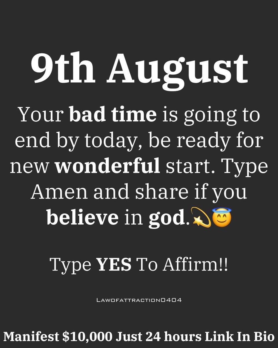 Type Yes To Affirm!! 🍀💫🎁