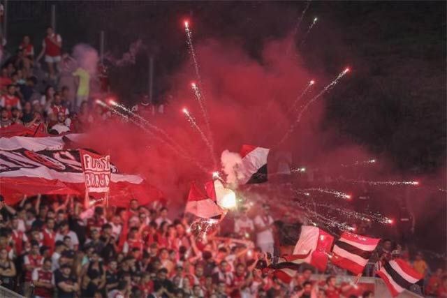 08.08.2024, Braga🇵🇹 - Servette FC🇨🇭, Ultras Bracara Legion (SCBraga) celebrating 21 years, more here: hooligans.cz/index.php/repo…