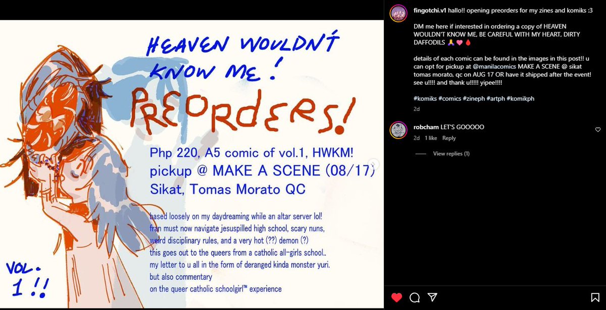 became a recent fan of kai m from their latest zines, they are taking pre-orders and selling their new zine at MAKE A SCENE so if you would like a copy dm them on their insta!

instagram.com/fingotchi.v1/