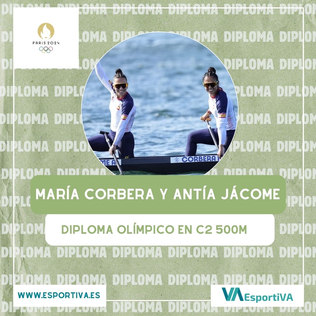 Nuevo diploma para el piragüismo femenino 🛶👭

María Corbera y Antía Jácome han finalizado en sexta posición en la final C2 500, con un tiempo de ⏱️1:56.65

¡Enhorabuena campeonas! 💜

#JJOO #Olympics #OlympicGames #Paris2024 #JuegosOlímpicos #deportefemenino #piragüismo