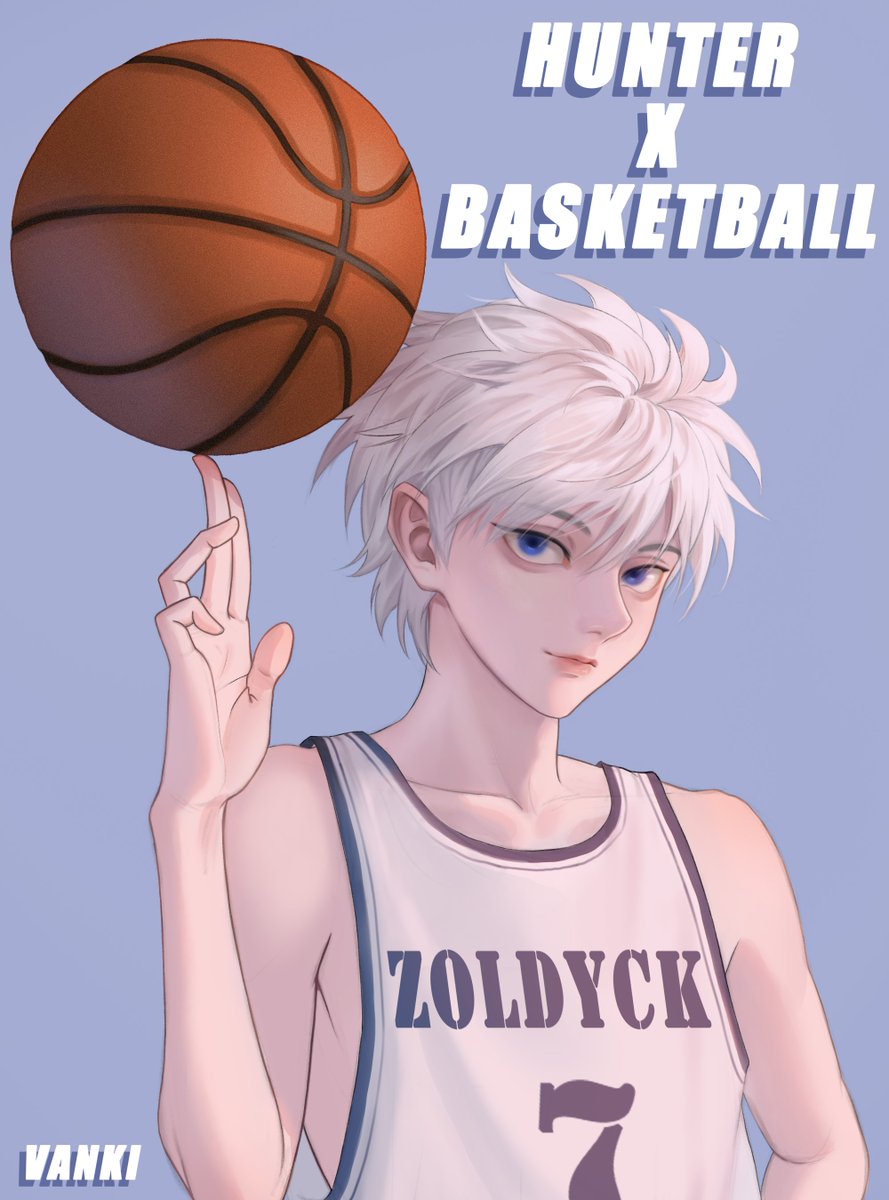 #콕카스_장르바꾸기_합작
헌터x헌터 키르아 농구 시켜봤습니다🏀
'원작에선 암살자였던 내가 이세계에선 농구로 전국 재패?'
#hxh