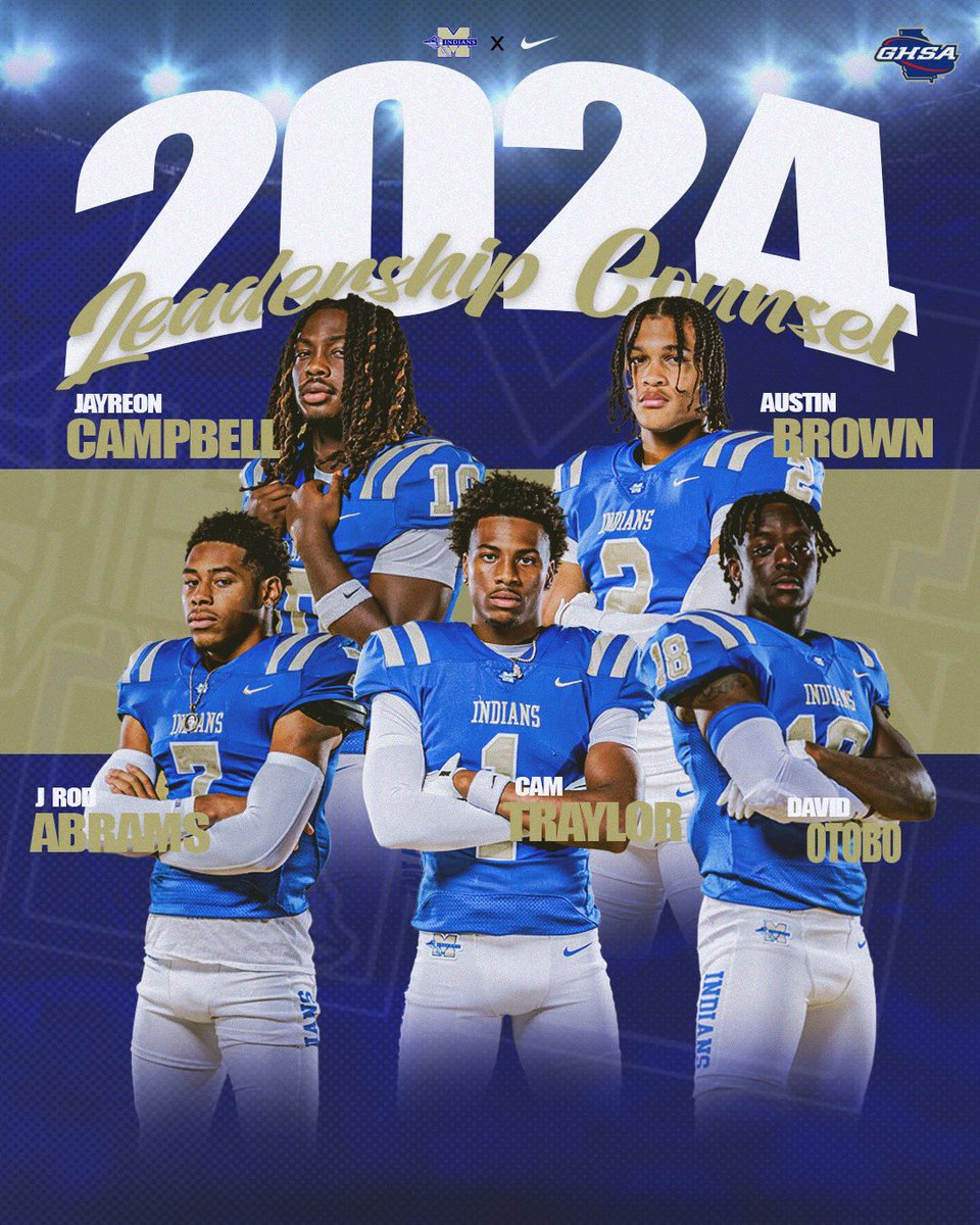 Congratulations to our 2024 Team Captains &amp; Leadership Counsel‼️ 

These 8 young men were selected by their peers &amp; personify what it means to be a McEachern Indian Ⓜ️

This is a HUGE responsibility &amp; accomplishment. Player led teams go farther🏆

#TRIBE | #jOURney