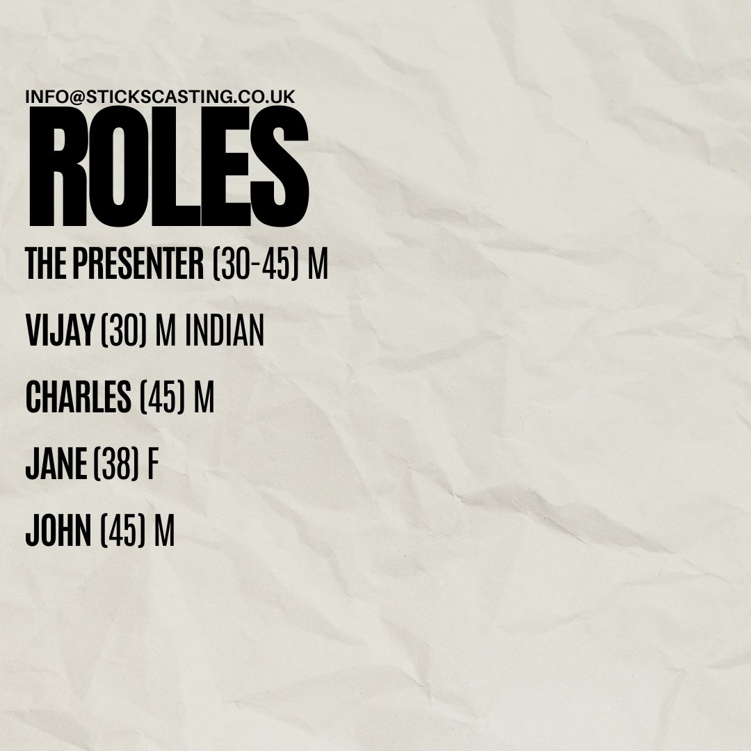 Sticks Casting tweet media