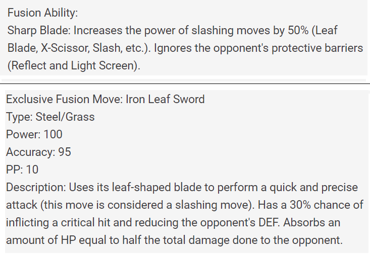 Aggron/Leafeon fusion (Aggreon)