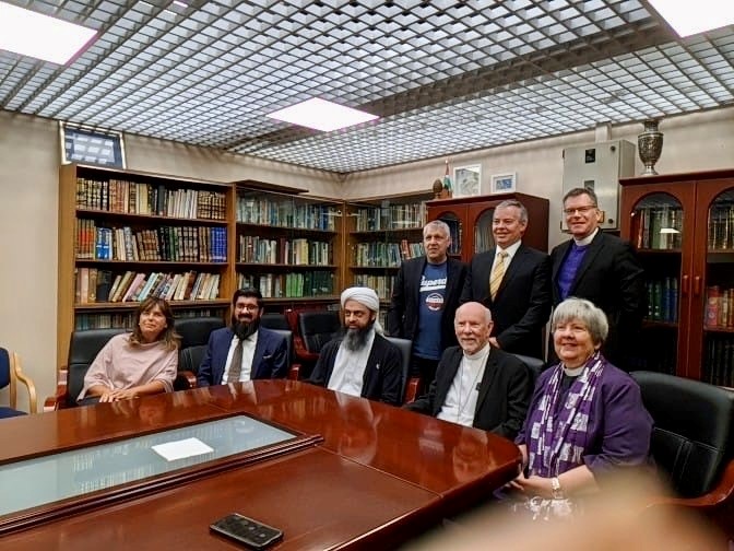 churchscotland's tweet photo. 1) Faith leaders met at Glasgow Central Mosque today to reaffirm that common humanity is a gift of God that unites people and does not divide them. #unity #hopenothate #Glasgow https://t.co/uuozgQCGZW