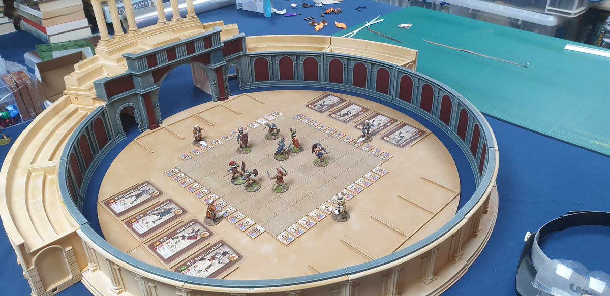 If you are going to BritCon this weekend, please swing by the Gripping Beast SAGA and Swordpoint area as not only will we have <a href="/PaintsPirate/">Pirate Rich Paints</a> there (Saturday only) but we will have a rather special JUGULA game with a MASSIVE stadium! #wargaming #britcon