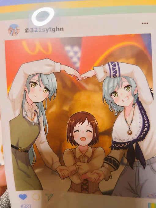 さよつぐひなアンソロ会場特典、こんな感じに遊んでください(これやるために買ってきた 