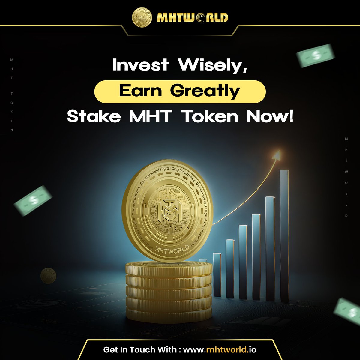 mhtofficial_'s tweet photo. Invest Wisely, Earn Greatly. You can get higher returns by staking MHT Token!

Don’t miss the chance, stake MHT token Now! 👇
..
🌐 : https://t.co/mne9abSUtI
..
#MHTToken #token #mhtworld https://t.co/pRhiPuXpEa