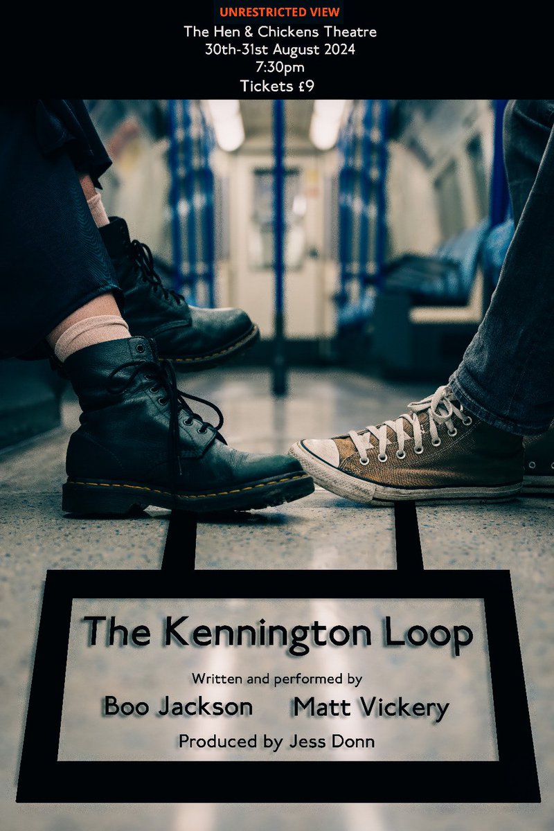 Boo Jackson (@boolsjackson) on Twitter photo Beyond excited to share the poster for The Kennington Loop; designed, shot and edited by the utterly brilliant Cai Marle-Garcia. Grab your tickets, and for the love of god, mind the gap š
unrestrictedview.co.uk/events/the-kenā¦
<a href="/jesshaslegs/">jess</a>
<a href="/LjpManagement/">LJP Management</a>
<a href="/TheHenChickens/">The Hen and Chickens Theatre</a> Beyond excited to share the poster for The Kennington Loop; designed, shot and edited by the utterly brilliant Cai Marle-Garcia. Grab your tickets, and for the love of god, mind the gap š
unrestrictedview.co.uk/events/the-kenā¦
<a href="/jesshaslegs/">jess</a>
<a href="/LjpManagement/">LJP Management</a>
<a href="/TheHenChickens/">The Hen and Chickens Theatre</a>