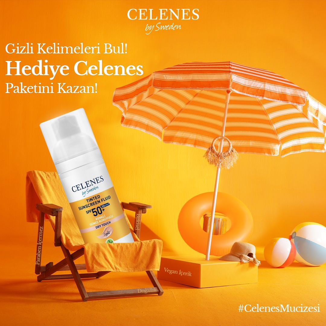 Gizli kelimeleri bul! Hediye Celenes paketi kazan!

Yapman gerekenler çok basit;
💙Bizi takip et,
💙Postu beğen,
💙Gizli kelimeleri tek bir yorumda yaz.