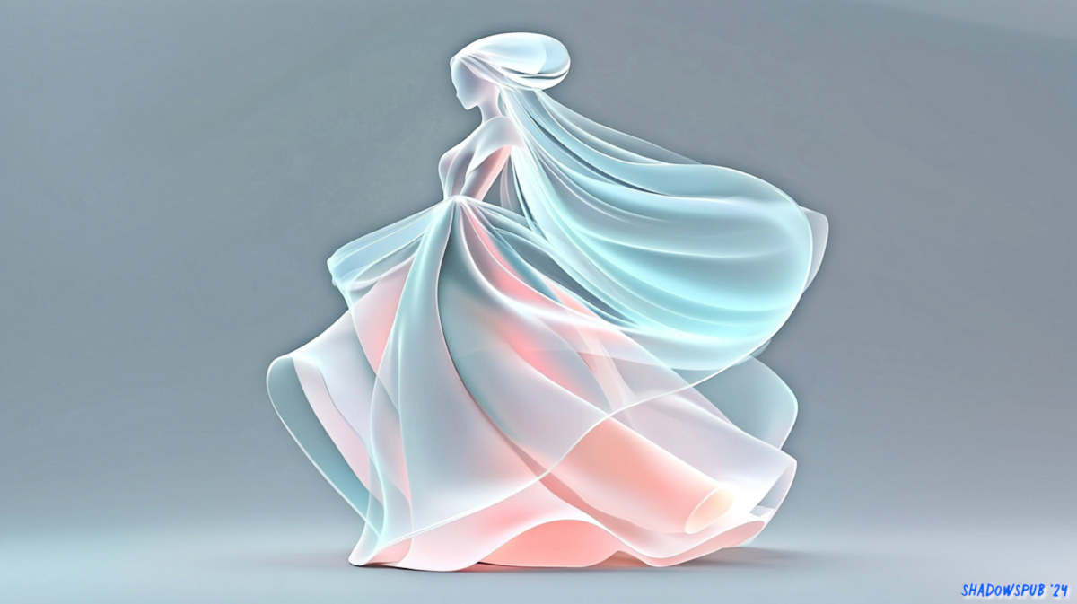 ShadowsPub's tweet photo. Today's Echo -- Translucent 
"The beauty, grace and semi-transparent nature of translucent material is a reminder of the multiple layers of nuance life brings us." -- ShadowsPub
 #HIVE #DBuzz #TranslucentArt #GraceAndLayers #ArtfulNuance #MidjourneyCreativity #EtherealDesign https://t.co/mRqbsMpsD1