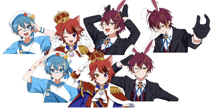 お手伝いさせていただいたのはこちらのイラストですパーツ分け頑張りました 