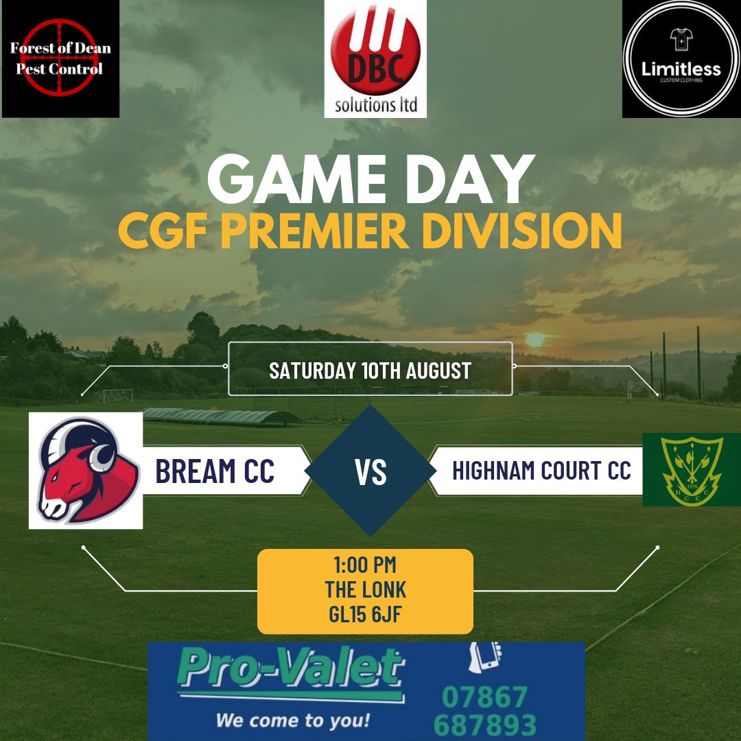 Tomorrow the firsts are at home Vs Highnam Court CC, any support gratefully appreciated! The club will be open and the sunshine has been ordered 🏏☀️