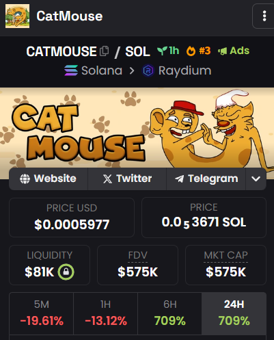 CryptoRugMunch's tweet photo. 🚨 RUG PULL WARNING 🚨
$CATMOUSE is another @IDOsolme scam. There is a 100% chance of this project rug pulling. Avoid it to protect your crypto assets. Stay safe out there!
https://t.co/jPDUM0gwVC
#Crypto #Rugpull #Solana #CatMouse https://t.co/ukbGmDEBlg