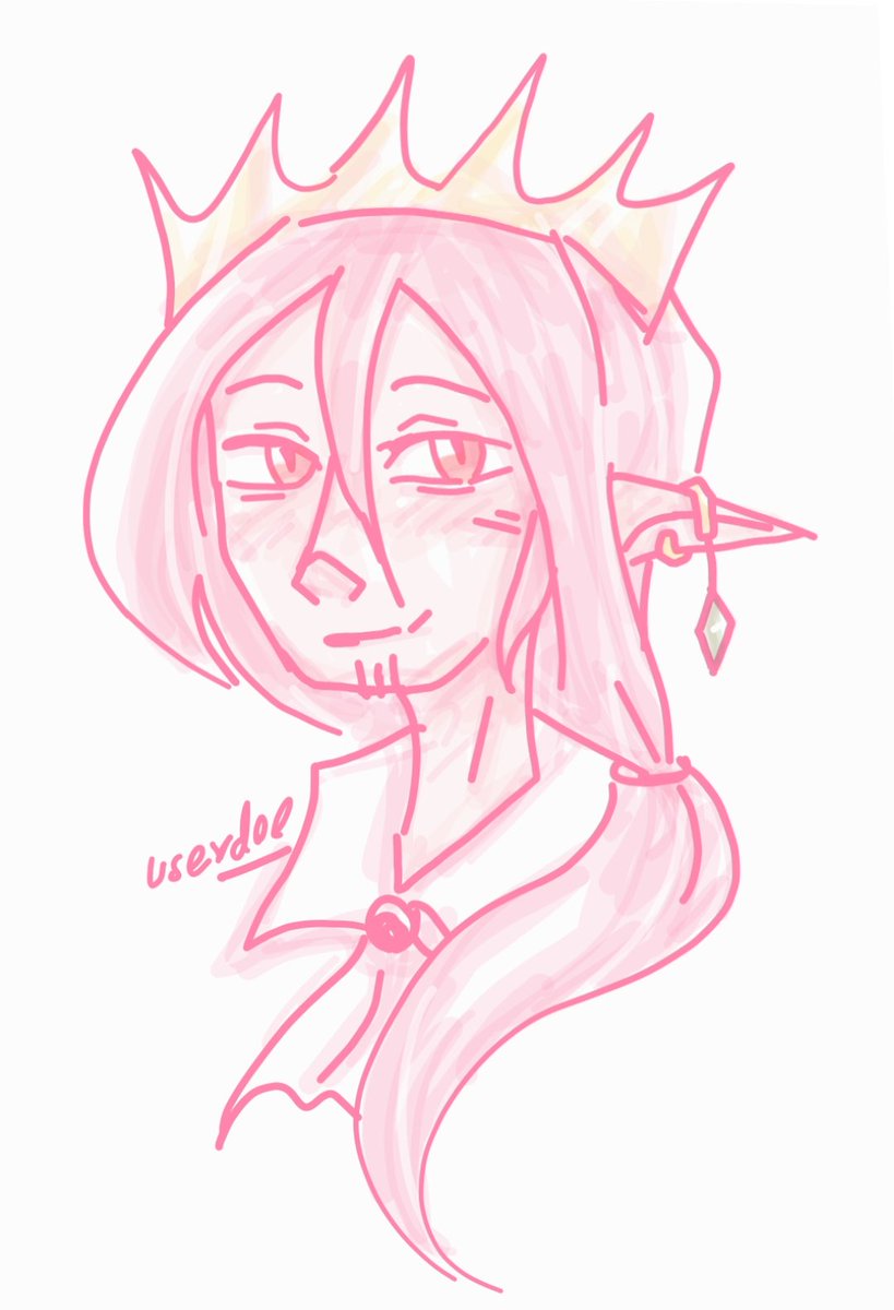 UserdoesntuseT's tweet image. lil Techno doodle on the notes app 
#techn