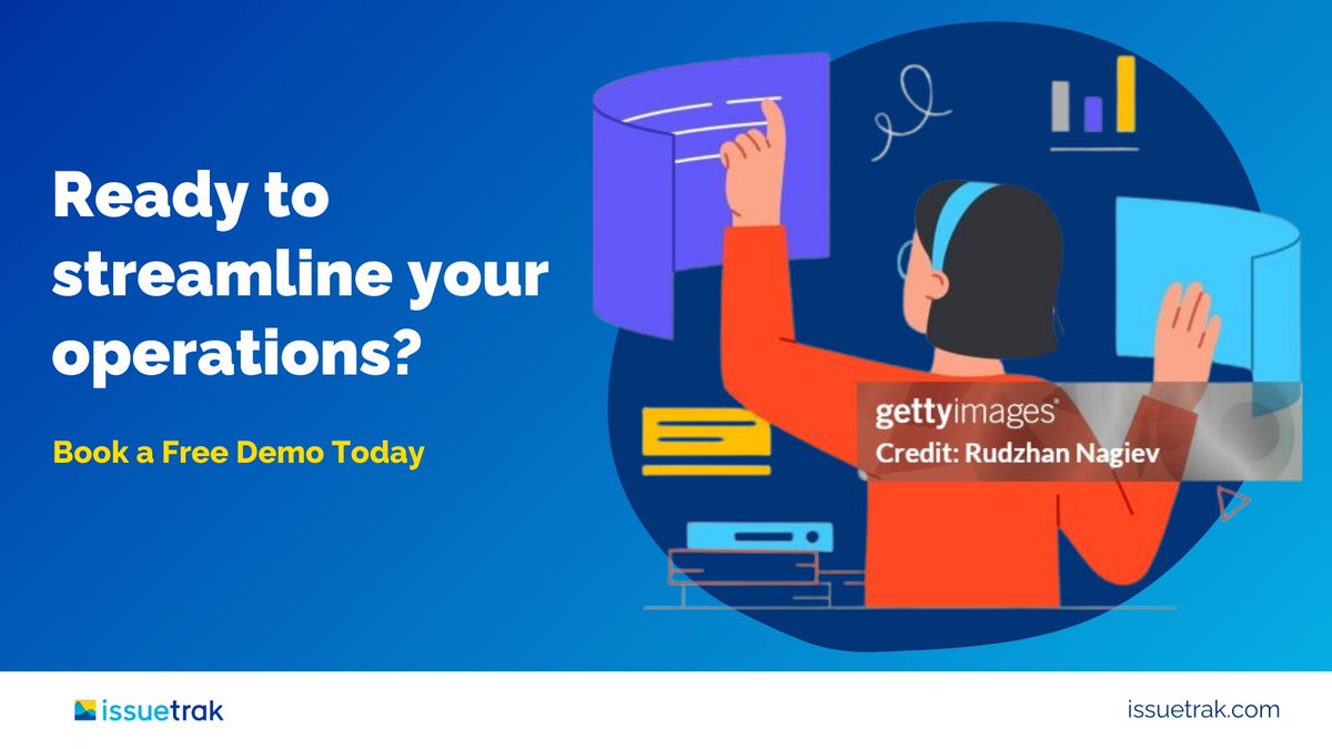 Issuetrak's tweet image. Ready to streamline your operations? Book a free demo with one of our product experts and see how Issuetrak can transform your business. 
Get started today: hubs.ly/Q02H8xj-0 
#Issuetrak #HelpDeskSolutions #WorkflowEfficiency