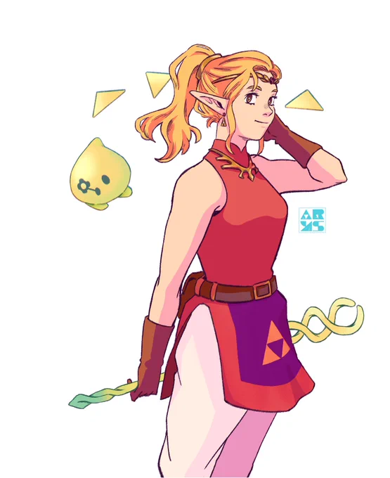 zelda gets to play dress up  