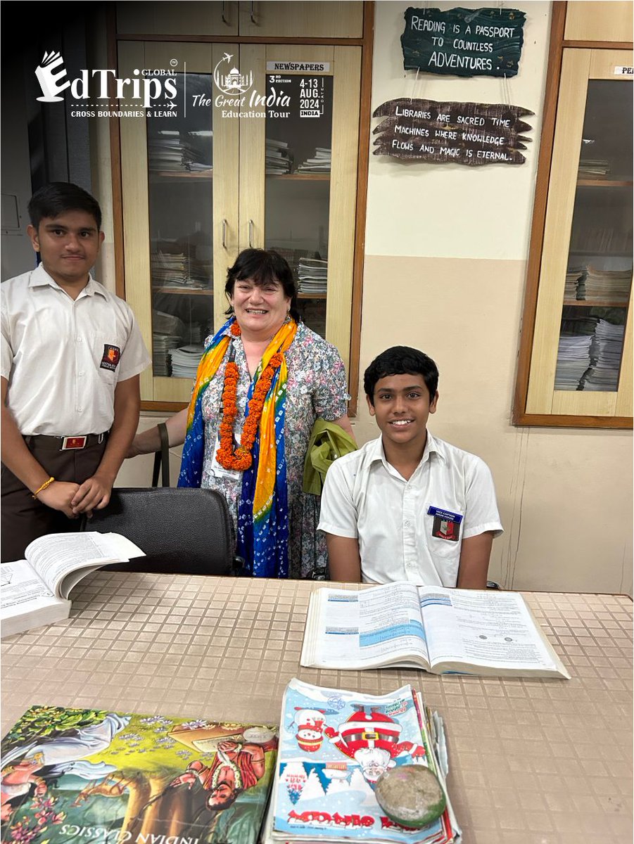 Edtripsglobal's tweet photo. Day 2 of #GreatIndiaEducationTour: Our educators joined Indian classrooms, co-taught with local teachers, and engaged in meaningful discussions with students and staff. A day of insight and cultural exchange!  

#TheGreatIndiaEducationTour #GlobalLearning #EdTripsGlobal #EdTrips https://t.co/VWIahurc4l