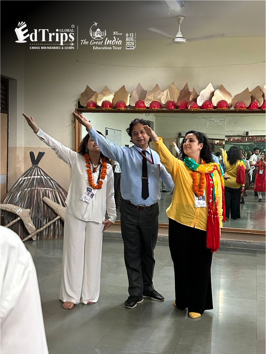 Edtripsglobal's tweet photo. Day 2 of #GreatIndiaEducationTour: Our educators joined Indian classrooms, co-taught with local teachers, and engaged in meaningful discussions with students and staff. A day of insight and cultural exchange!  

#TheGreatIndiaEducationTour #GlobalLearning #EdTripsGlobal #EdTrips https://t.co/VWIahurc4l