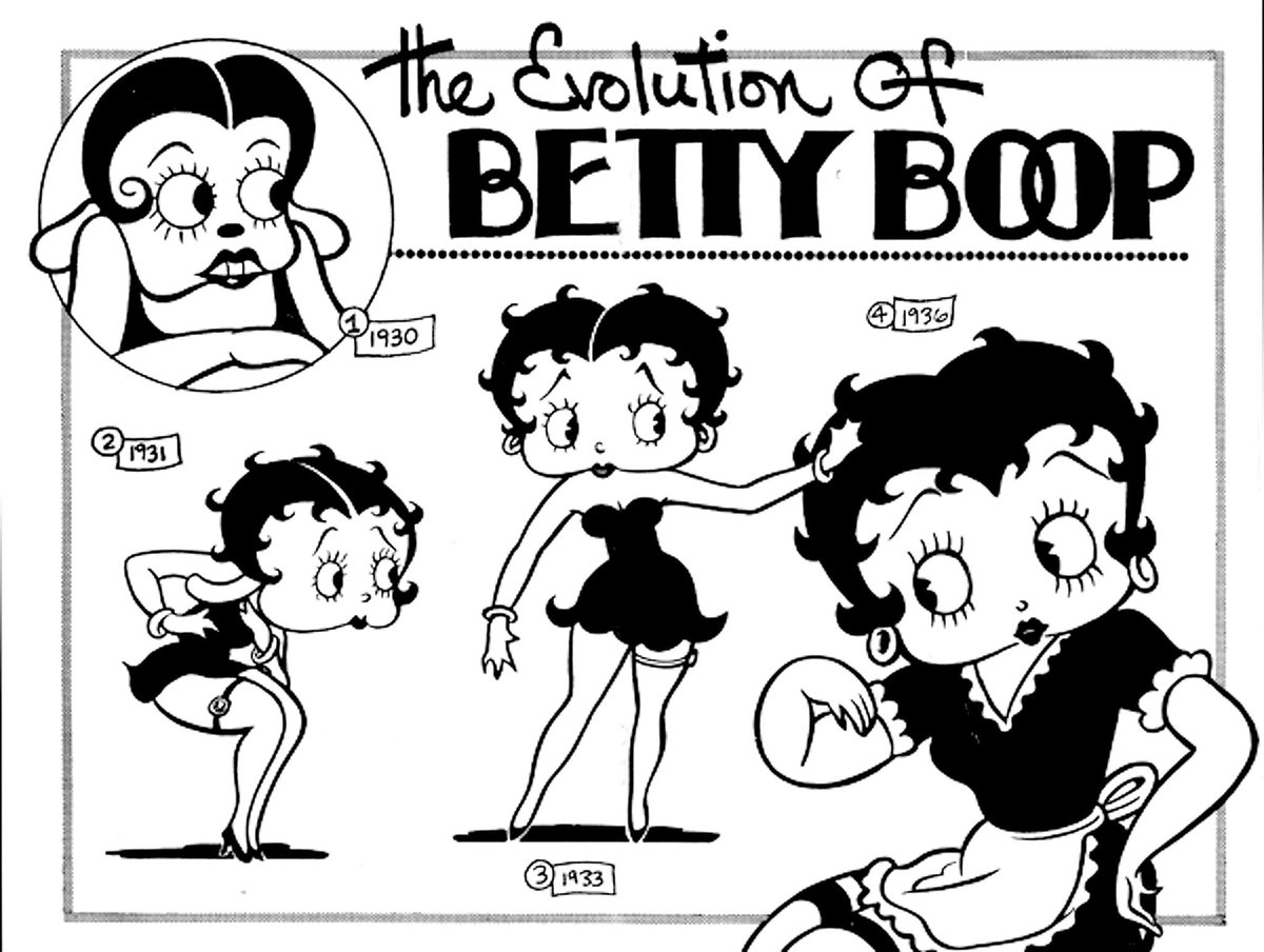 🔥 Betty Boop made her first appearance in the cartoon Dizzy Dishes,  released on August 9, 1930. #BettyBoop #FleischerStudios #Cartoon, image size:1200x904