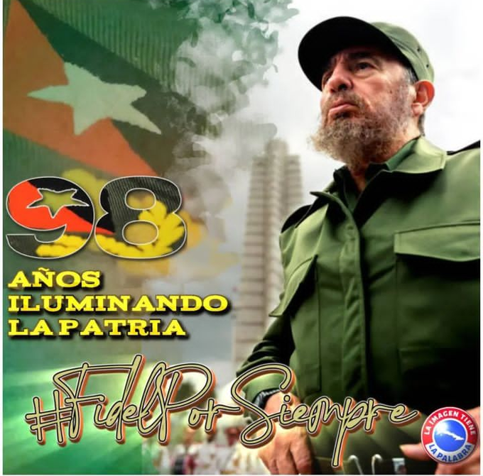 Hay hombres que con su fe, fuerza, valor y patriotismo quedan por siempre en el corazón y el alma de los pueblos y es usted un digno ejemplo de solidaridad y hermandad.#BueyArriba para el 🌎.
<a href="/YudelkisOrtizB/">Yudelkis Ortiz Barceló</a> 
<a href="/YanetsyTerry/">Yanetsy Terry Gutiérrez</a> 
<a href="/EnardiNunez/">Enardi Nuñez Castillos</a> 
<a href="/YariennisCosta/">Yariennis Arévalo Costa</a>