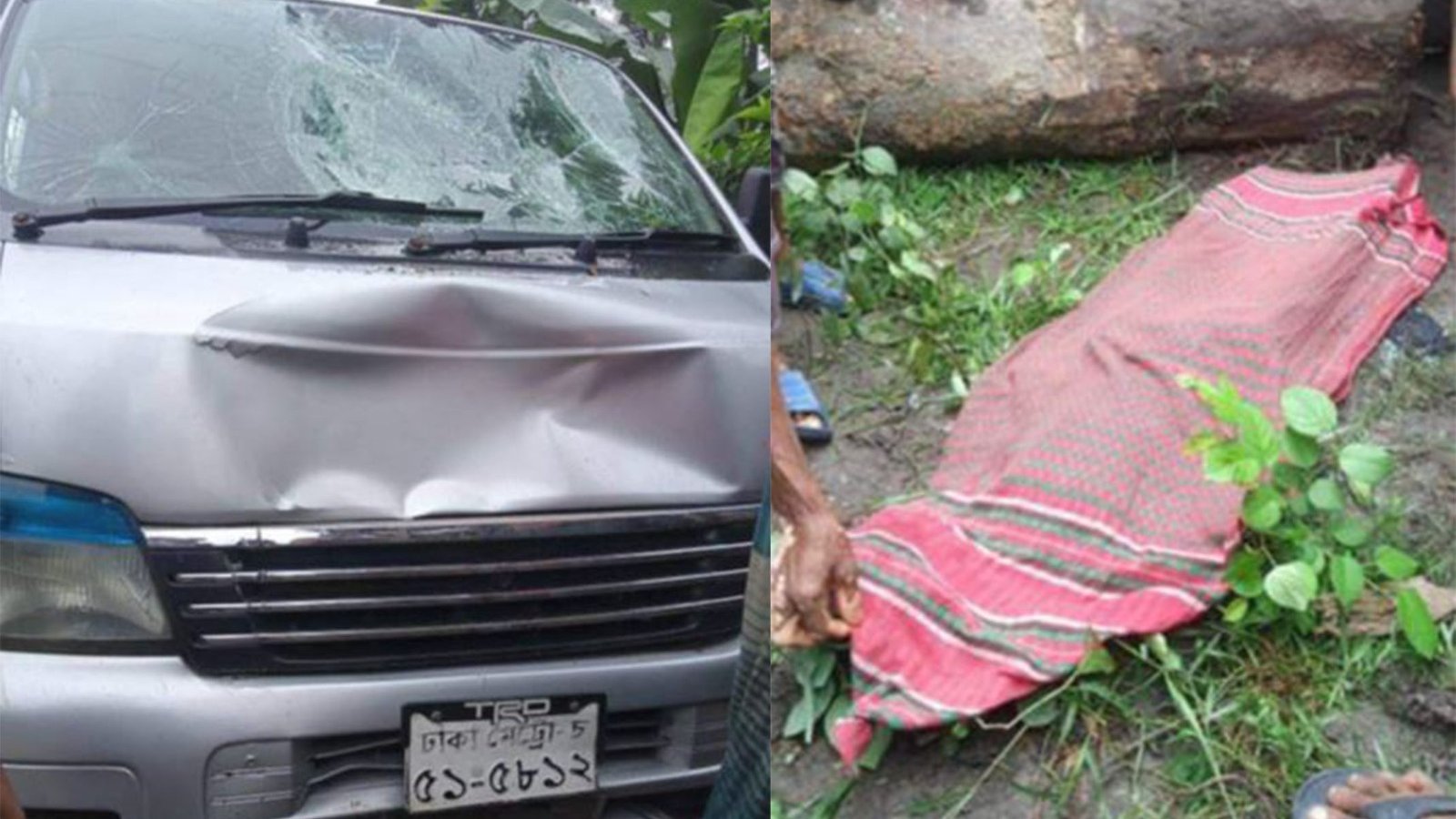 দেবহাটার বহেরায় সড়ক দূর্ঘটনায় নাতী নিহত, আহত নানি