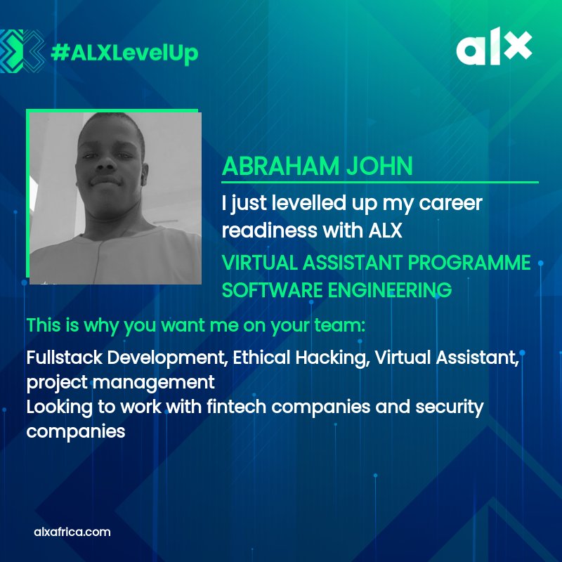 jabrahamjohns's tweet photo. #ALXAfrica #ALXLevelup https://t.co/cubltOYaIL