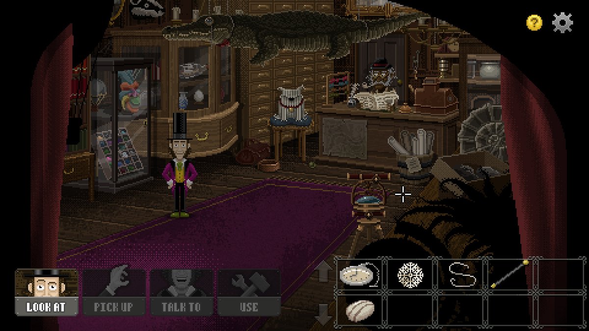 <a href="/COWCATGames/">BROK THE INVESTIGATOR 🐊</a> Yay, thanks for hosting #PointNClickFriday!
My Victorian comedy, Heir of the Dog, is inspired by Jekyll &amp; Hyde and Blackadder, and is on #Kickstarter right now with only 4 days left to go! 😁
👉 heirofthedog.co.uk/ks