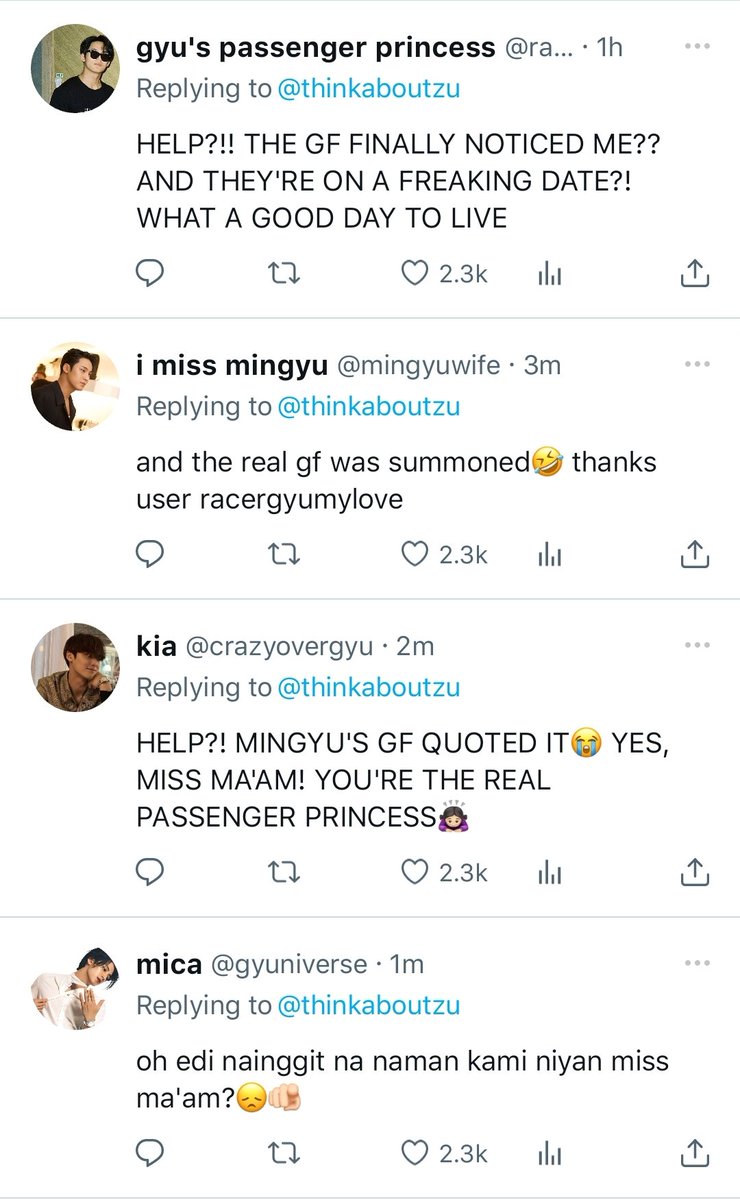 —#mintzu onetweet au

racer!gyu and his REAL passenger princess??