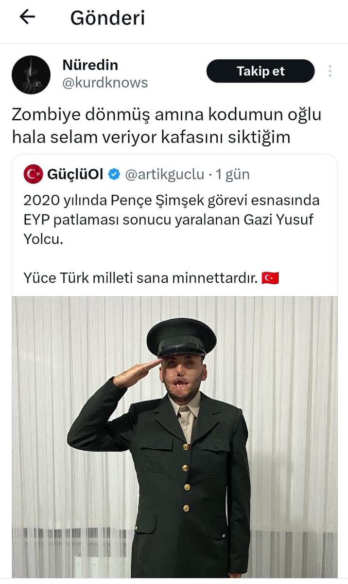 muratsahin2023's tweet photo. Şunu yazan kimse ivedilikle bulunup bu dünya bu alçağa zindan edilmelidir!! https://t.co/0wWzQyavZv