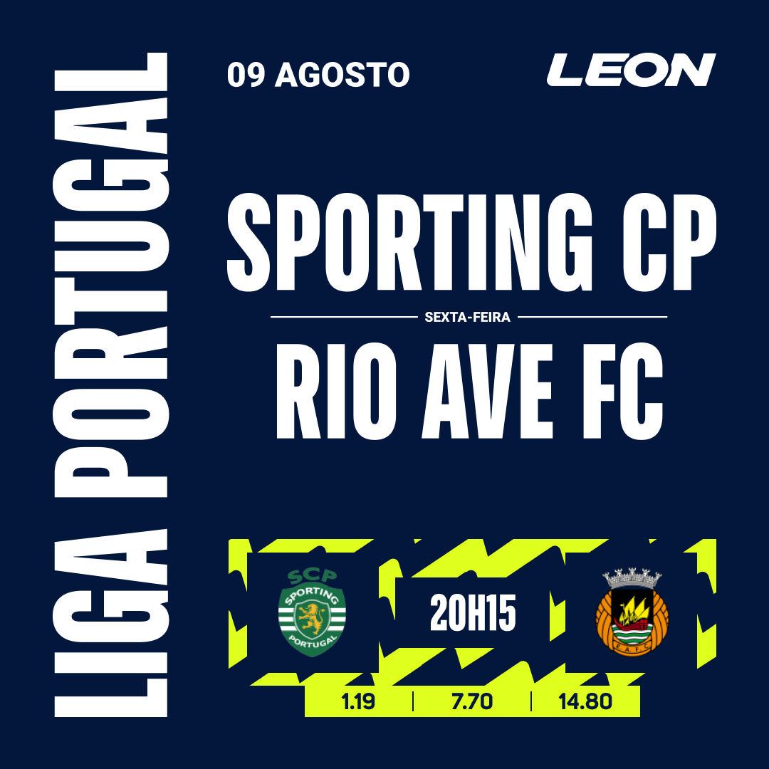 leonbetpt's tweet photo. Chegou o momento! É o arranque da Liga Portugal 2024/2025🔥

🥅Sporting x Rio Ave FC
🏆1.ª jornada
📅09 de agosto
🕔20:15
Qual será o resultado?

👉https://t.co/hGImtzEl2C https://t.co/bQxIJr956e