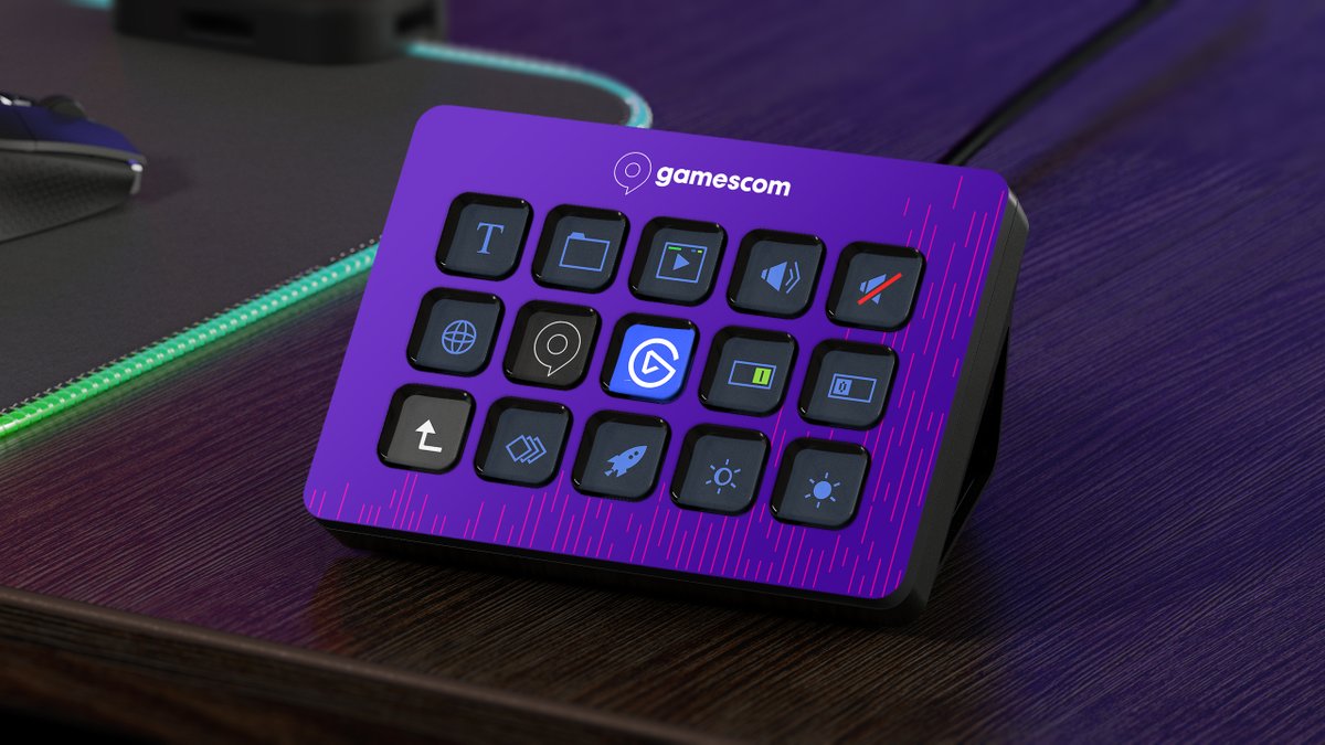 Lang nit jesinn… 

Bald geht die #gamescom2024 los! Um euch die Wartezeit zu versüßen vergeben wir mit <a href="/gamescom/">gamescom</a> dieses Stream Deck mit custom gamescom-Faceplate!

1️⃣  Folgt <a href="/gamescom/">gamescom</a> und @elgatode
2️⃣  RT &amp; ❤️ 
3️⃣  Kommentiert mit einem gamescom-GIF

⏰ 16.08.2024