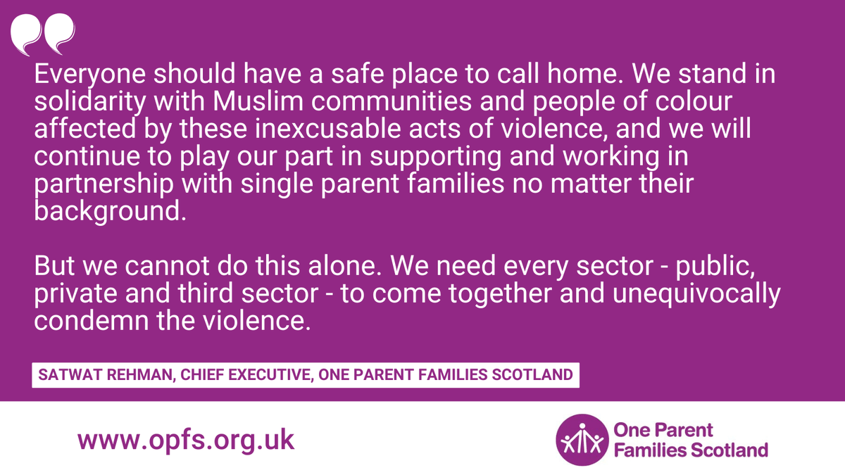 Read our full statement in response to the shocking racist violence we have witnessed during the past week in the UK:
opfs.org.uk/get-involved/n…