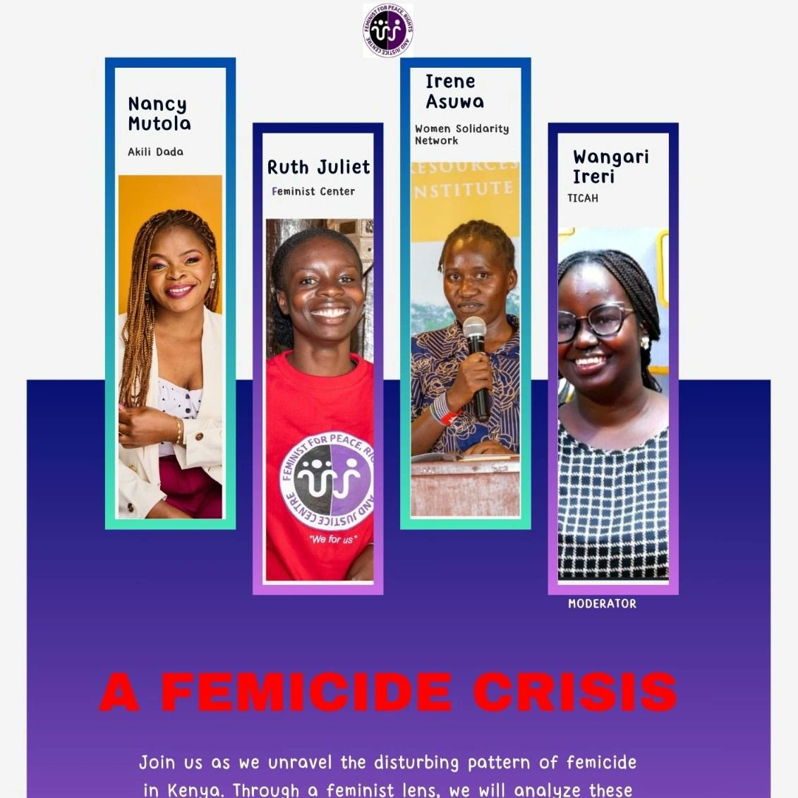 Despite recent progress in holding the community accountable, with  the recent anti-femicide marches in Kenya, the recent discovery of disembered bodies at Kware dump site underscores the need for continued action,continued advocacy,continued vigilance.