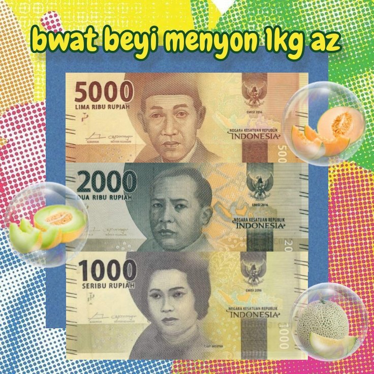wiirnwin's tweet photo. @jweemint hallo FR3SH, aku mau beli semua yg di jual ya (melon, semangka, pepaya, pisang, buah naga, jeruk balo, jeruk cewe ini uangnya~! https://t.co/3nA13N1RiO