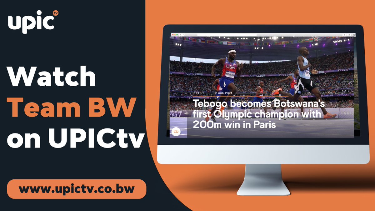 On your marks... Get Set... GO! 

Get sporty this weekend and tune into BTV via the UPICtv platform to watch the Team Botswana take the lead live!

Visit upictv.co.bw 

#BTV #UPICtv #TheHomeOfBotswanaStories