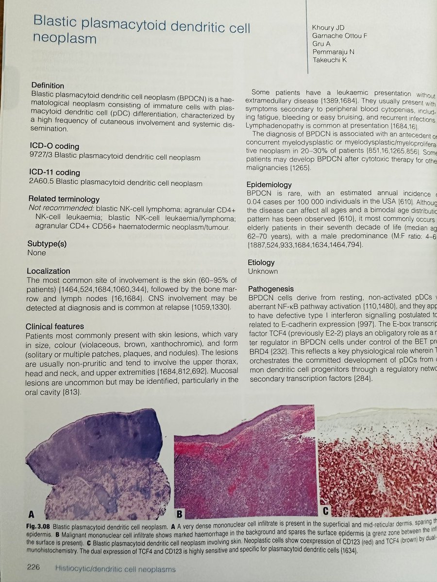 👉👉👉It’s here ! Out now hot off the press !!! 🚨The new WHO Book 📖— super proud to be a part of this by contributing to the new #BPDCN chapter ! 🙏 to monumental overall effort led by <a href="/JoeKhouryMD/">Joseph D. Khoury, MD, FCAP</a> et al ! <a href="/sanamloghavi/">Sanam Loghavi, MD صنم لغوی 🔬🧬</a> <a href="/NitinJainMD/">Nitin Jain</a> <a href="/Anand_88_Patel/">Anand Patel</a> <a href="/HemeReports/">Heme Reports</a> 🙌