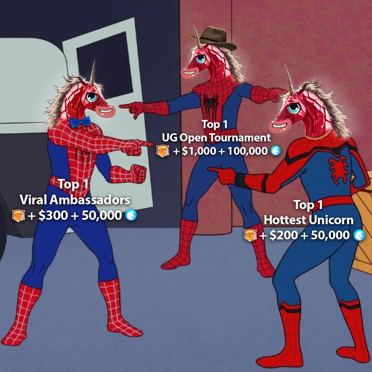 🙅‍♀️ Everyone: So many prizes, how do I decide? 😵😵

🙆‍♀️ Me: Easy call—grab 'em all = 3 Mystery Box + $2,500 + 180,000 UGPs 😋

#PlayToAirdrop #CampaignLaunch