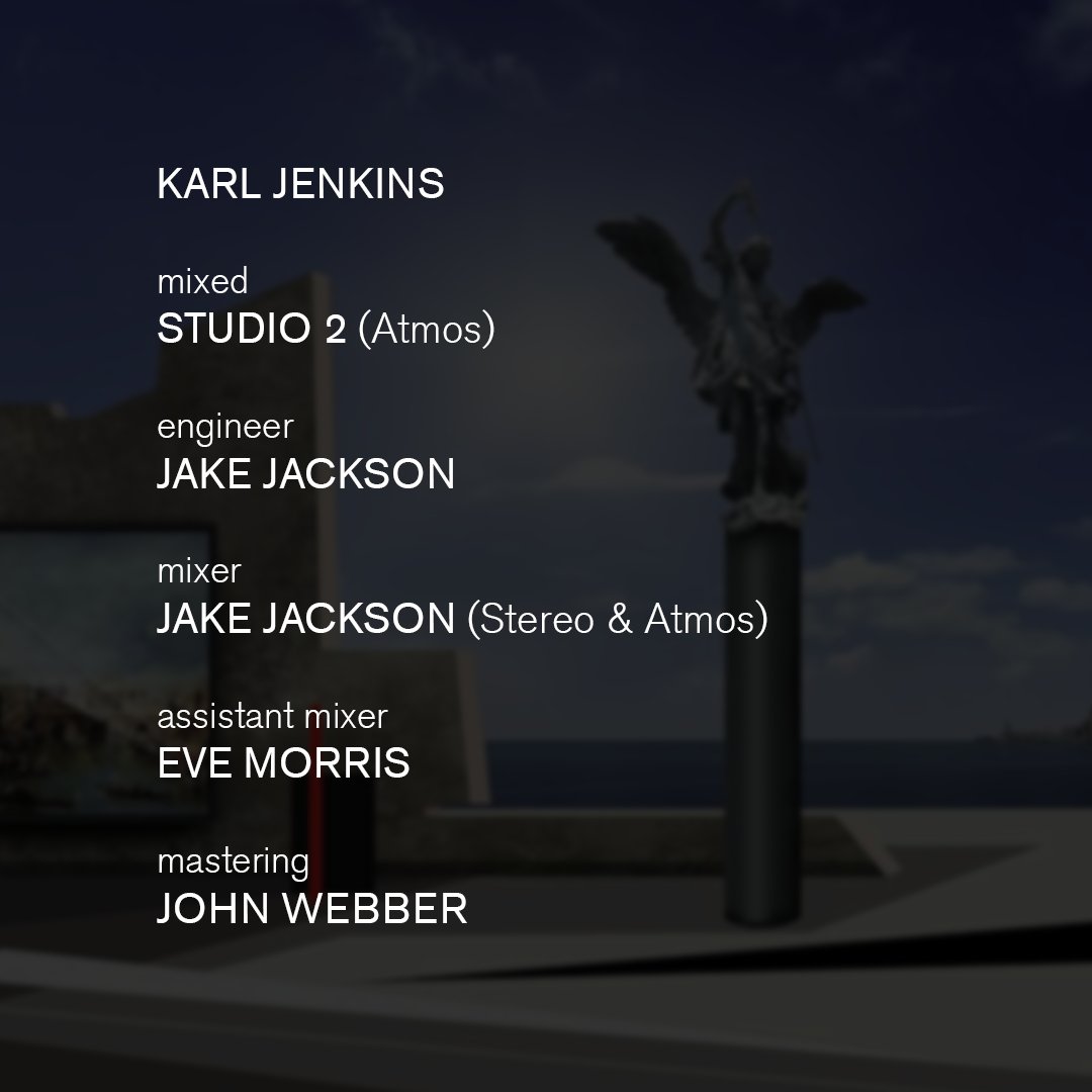 AIR (@airstudios) on Twitter photo Sir Karl Jenkins has shared his latest album, 'Stravaganza,' featuring an all-new arrangement of 'Palladio,' one of his most beloved works. đïž
<a href="/JakeJackson/">Jake Jackson</a> recorded with Karl and mixed for Dolby Atmos in Studio 2.â
â
Mastered by <a href="/JohnWebberAIR/">John Webber</a>.â
#AIRstudios Sir Karl Jenkins has shared his latest album, 'Stravaganza,' featuring an all-new arrangement of 'Palladio,' one of his most beloved works. đïž
<a href="/JakeJackson/">Jake Jackson</a> recorded with Karl and mixed for Dolby Atmos in Studio 2.â
â
Mastered by <a href="/JohnWebberAIR/">John Webber</a>.â
#AIRstudios