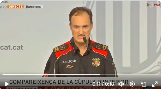 L'única violència d'ahir, Sallent, no va ser la mobilització de la Ciutadella, molt tranquil·la per cert, sinó el fet d'enviar subordinats teus a una rotonda de Serós o Alcarràs a la 1 del migdia a 39 graus per detenir un Diputat elegit democràticament i legalment amnistiable.
