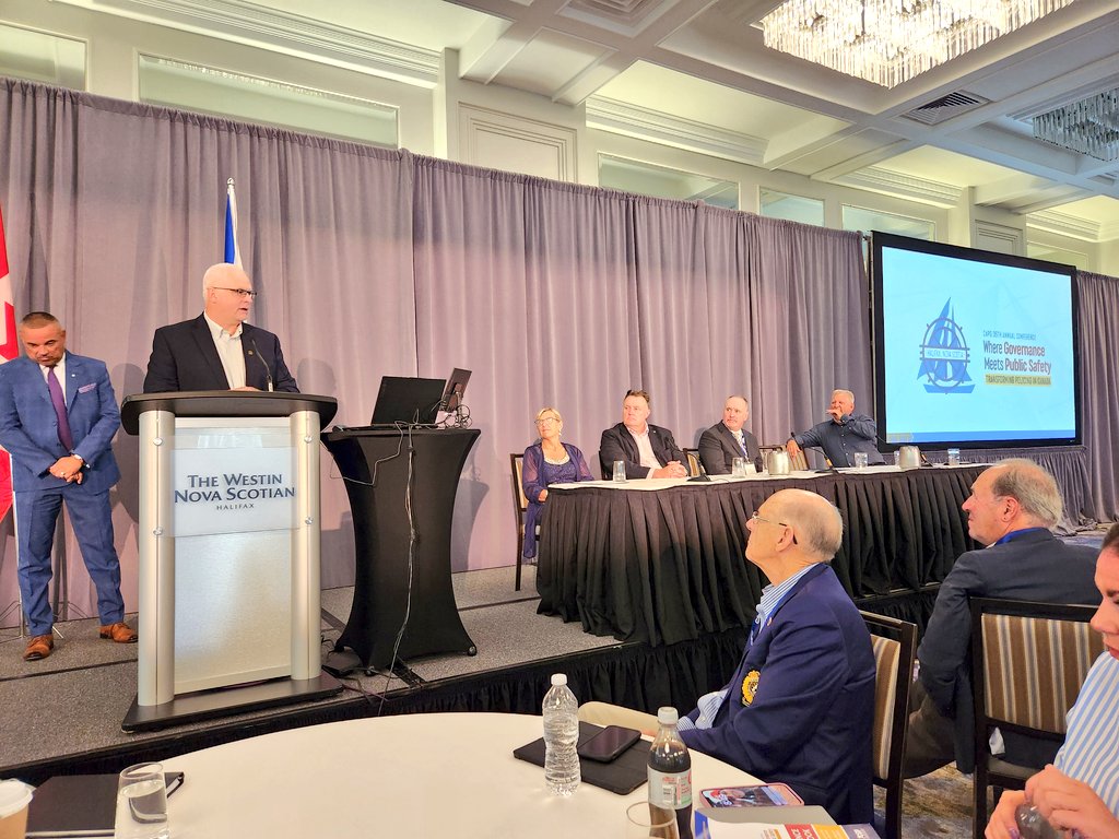 ClrSameeraAli's tweet photo. In Halifax this week with my @HPBoard colleagues for the annual #CAPG conference.
Looking forward to a week of learning, networking and strategizing with police governance leaders, police leaders & policing orgs from all over Canada! https://t.co/orMwKxbfdO