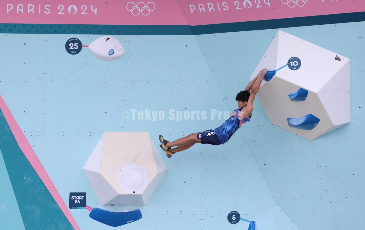 tospophoto's tweet photo. #パリ五輪　
８月９日
スポーツクライミング男子ボルダー・リード決勝
#銀メダル　#安楽宙斗　
#paris2024 #ParisOlympic2024 https://t.co/FEwefr5Lrk